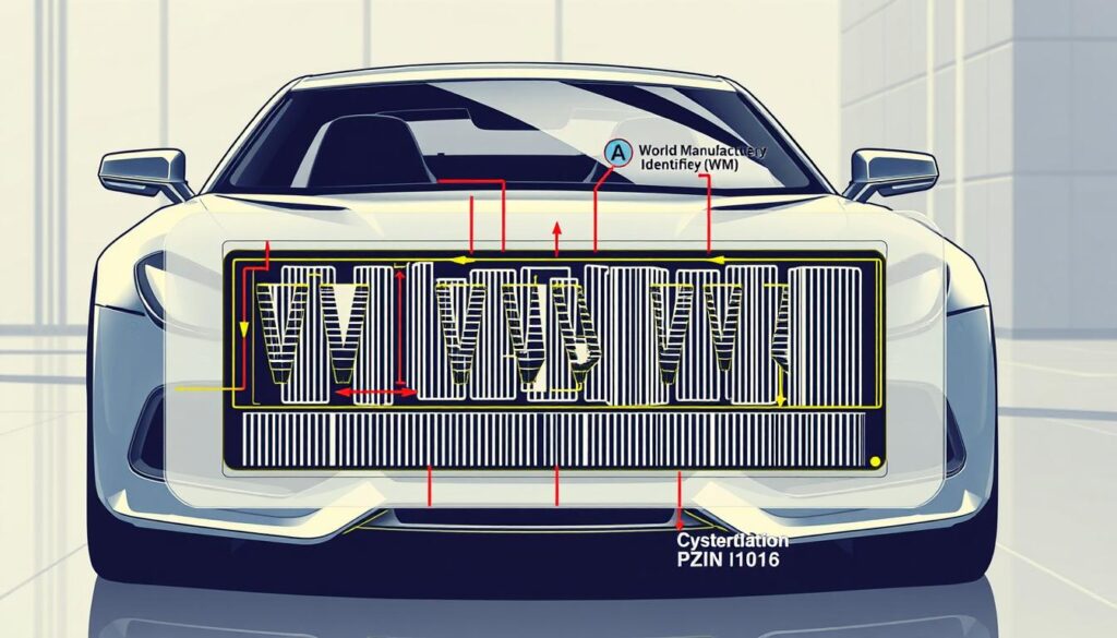 Struktur der Fahrzeugidentifikationsnummer